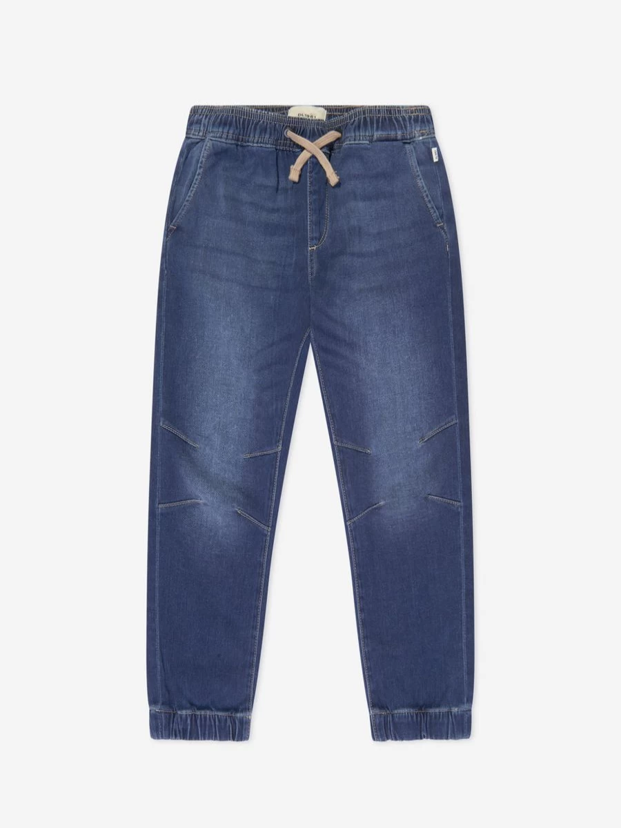 DL1961 Boys' Blue Denim Joggers - Kids Jackson Stretch Comfort Fit Jeans