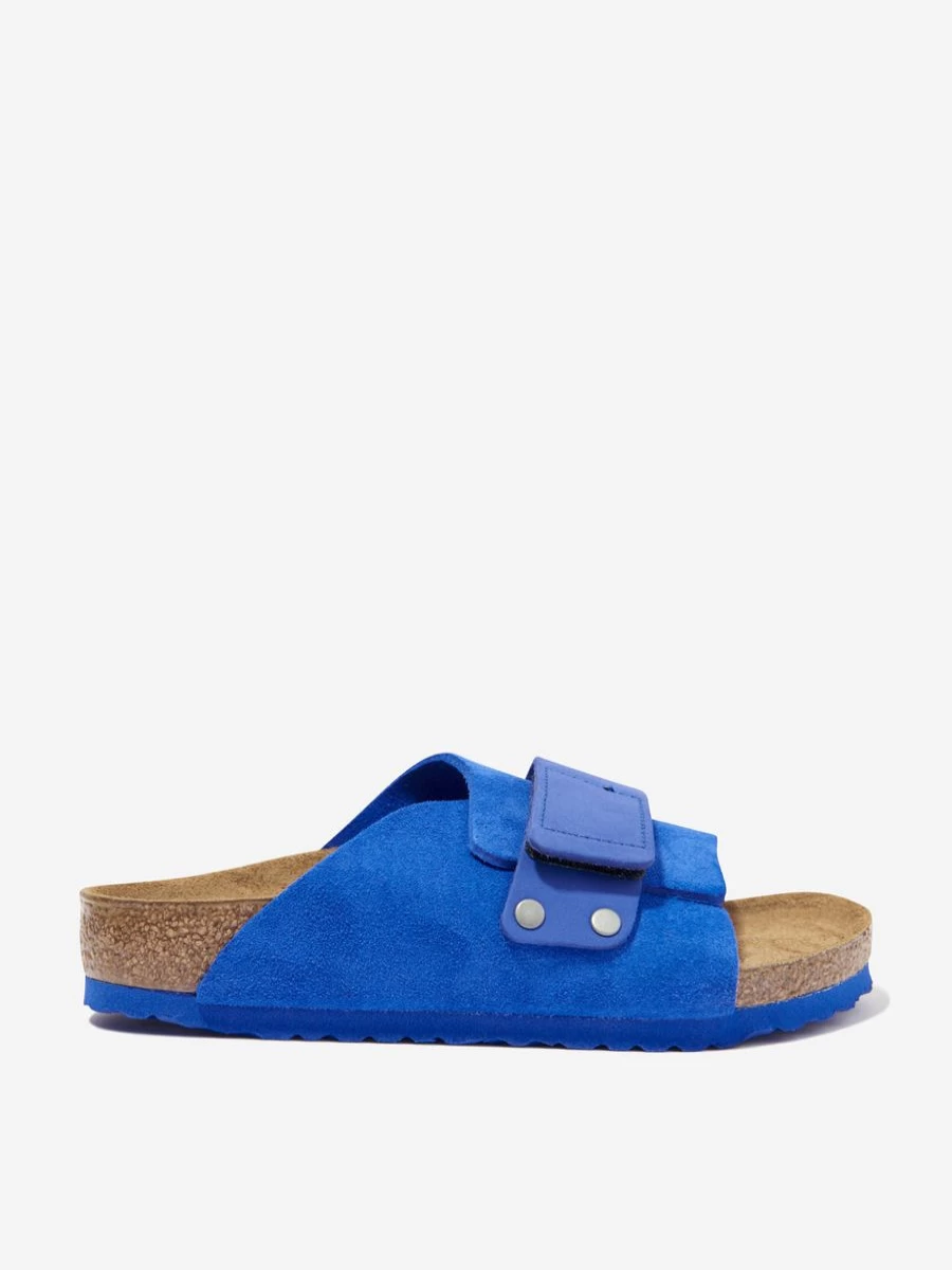 BIRKENSTOCK Boys Kyoto Sandals Blue - Comfortable Teen Footwear