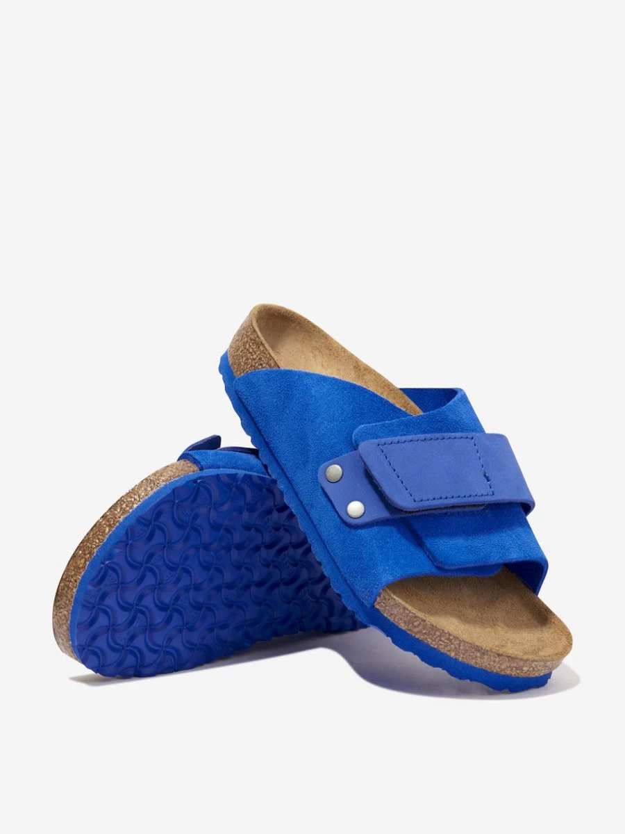BIRKENSTOCK Boys Kyoto Sandals Blue - Comfortable Teen Footwear