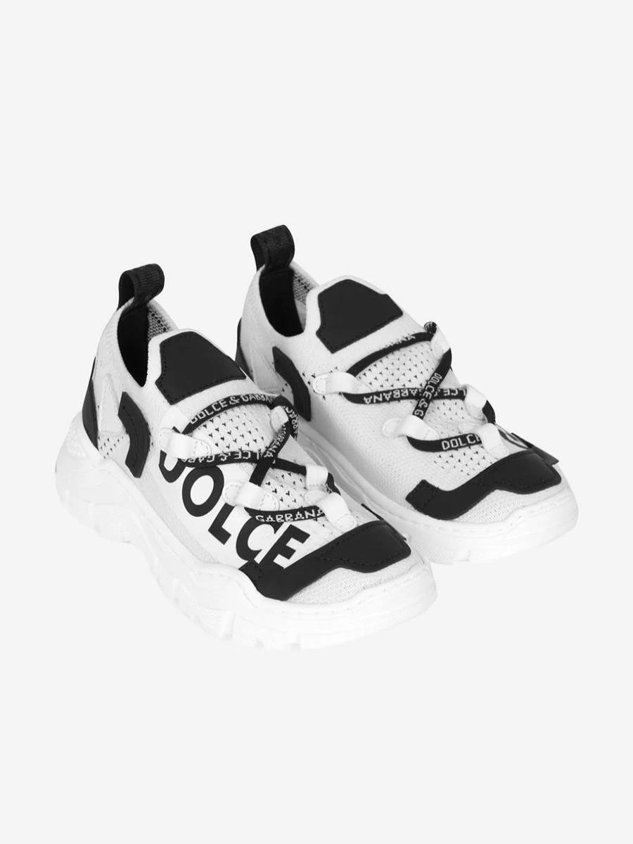 Dolce & Gabbana Kids Teen Chunky Logo Trainers | Stylish Sneakers for Teens