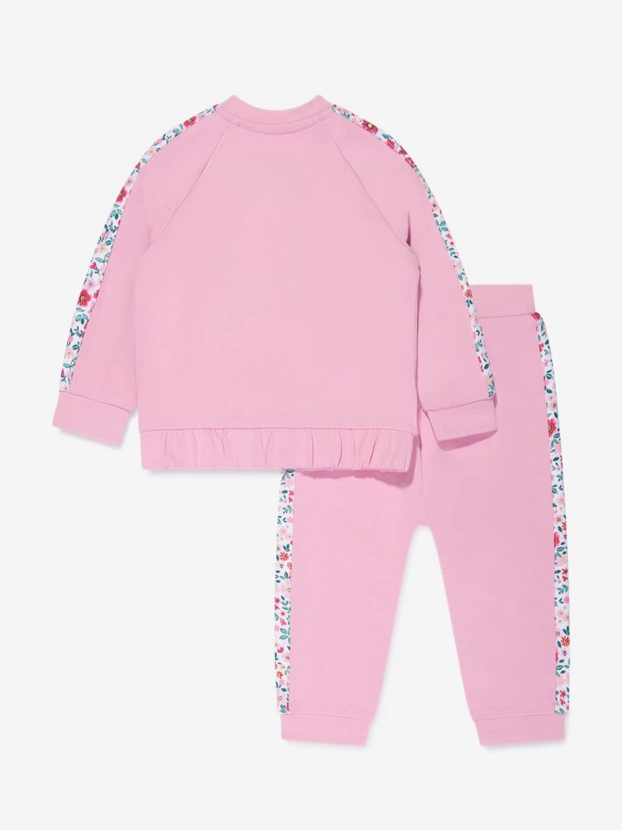 Guess Baby Girls Pink Tracksuit - Soft & Stylish Outfit for Toddlers