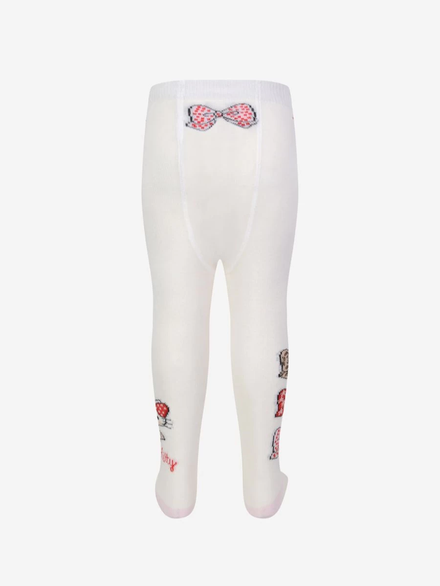 Monnalisa Hello Kitty Printed Tights for Baby Girls - Soft & Comfortable Knee-High Socks