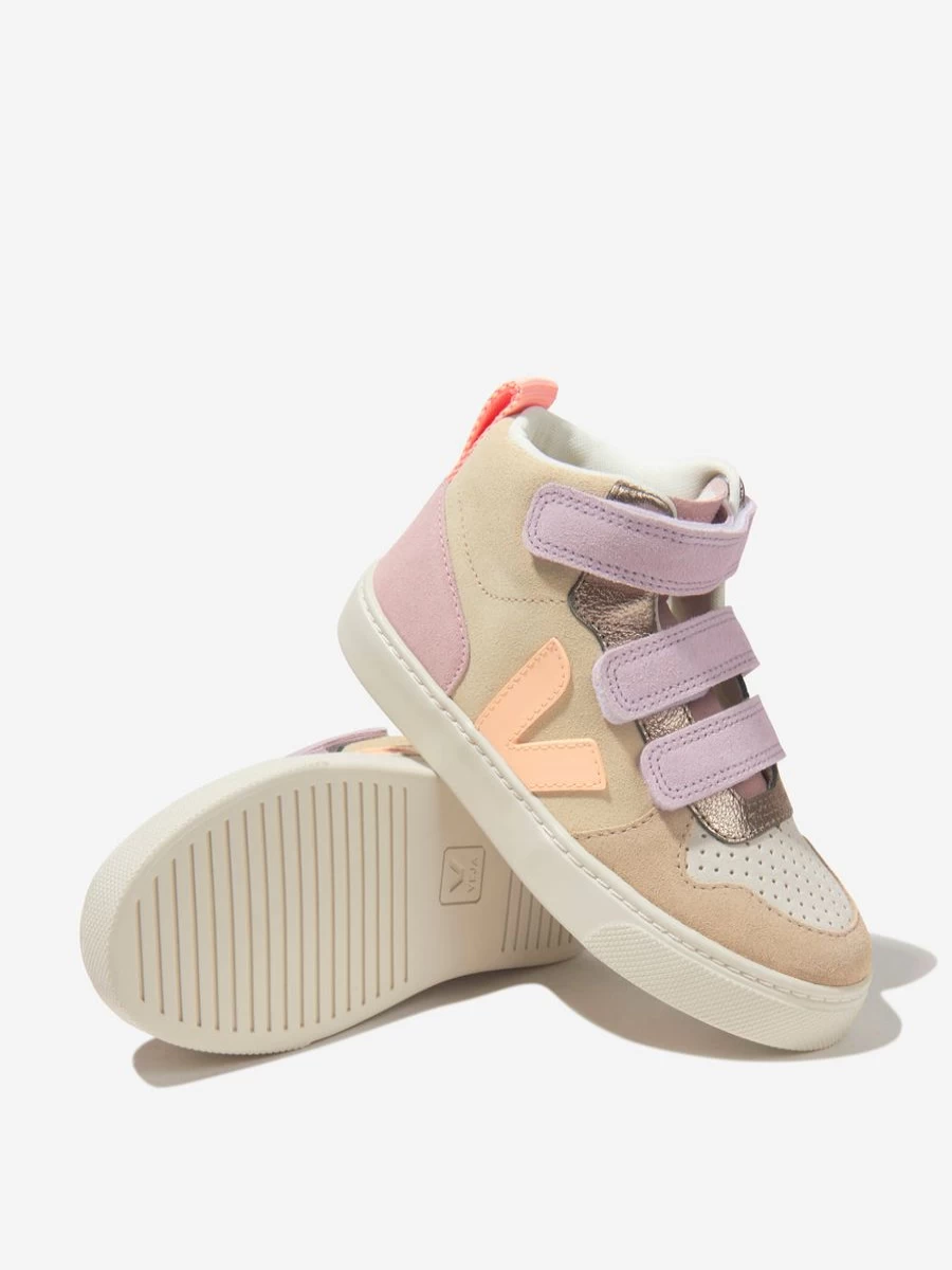 Veja V-10 Mid Suede Sneakers for Teen Girls | Eco-Friendly Trainers