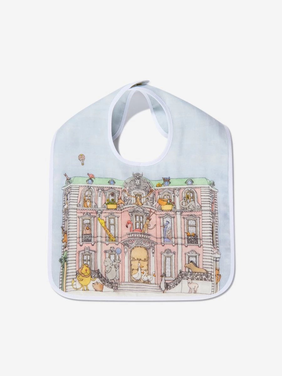 Atelier Choux Premium Baby Bib - Large Soft Absorbent Feeding Bib for Infants