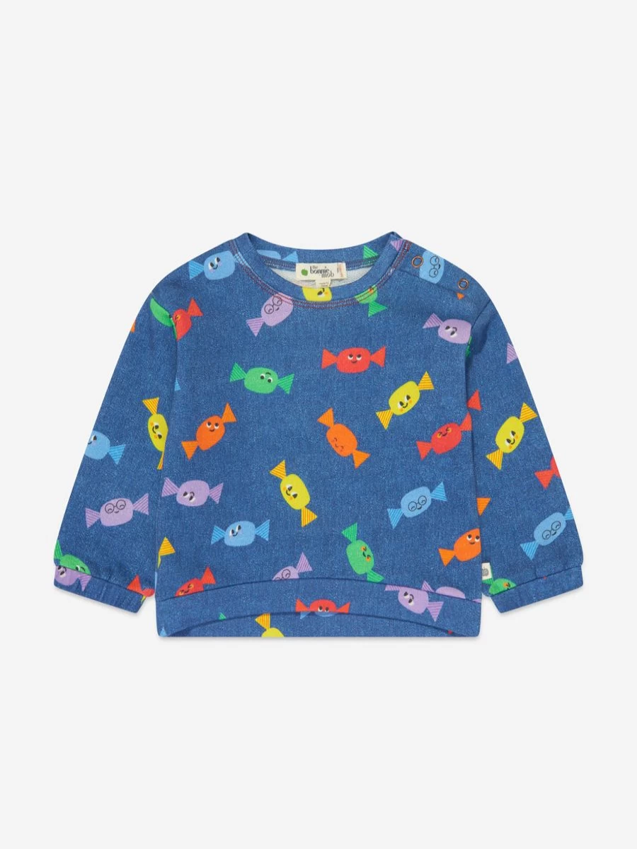 The Bonnie Mob Girls' Blue Sweetie Sweatshirt for Kids