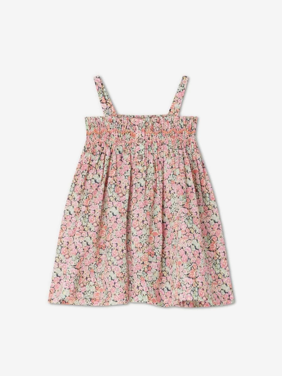 Bonpoint Baby Girls Multicolored Smocked Fabricia Dress