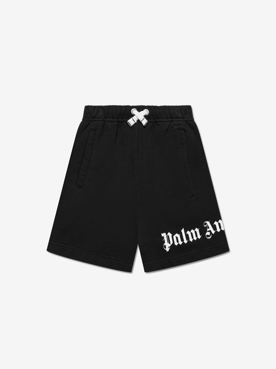 Palm Angels Boys Black Classic Logo Sweat Shorts
