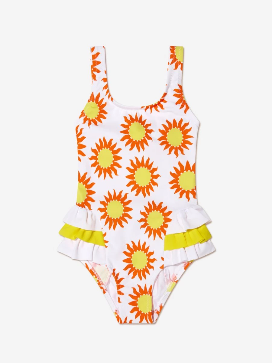 Nessi Byrd Baby Girls Ursula White Swimsuit | Childsplay Clothing