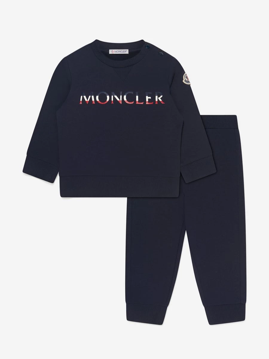 Moncler Enfant Boys' Logo Tracksuit - Crew Neck Jogger Set for Baby & Toddler
