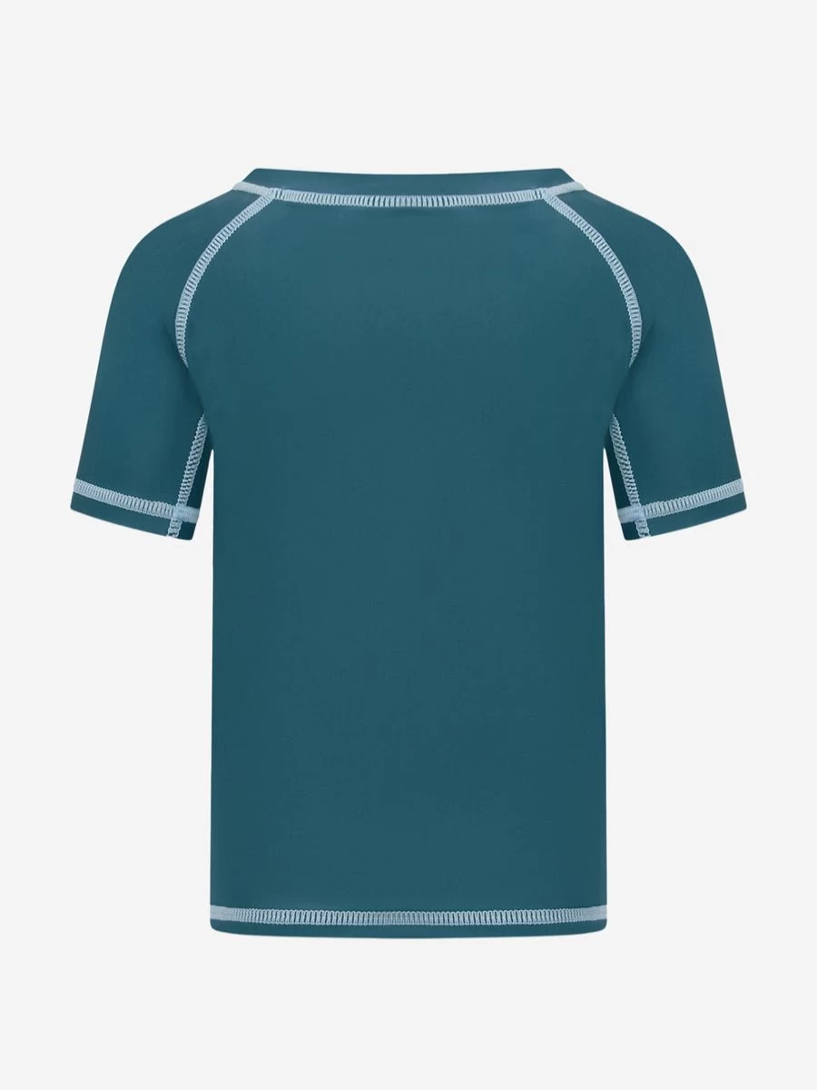 Molo Teen Boys UPF 50+ Kangaroo Print Swim Shirt - Sun Protective Rash Guard Top