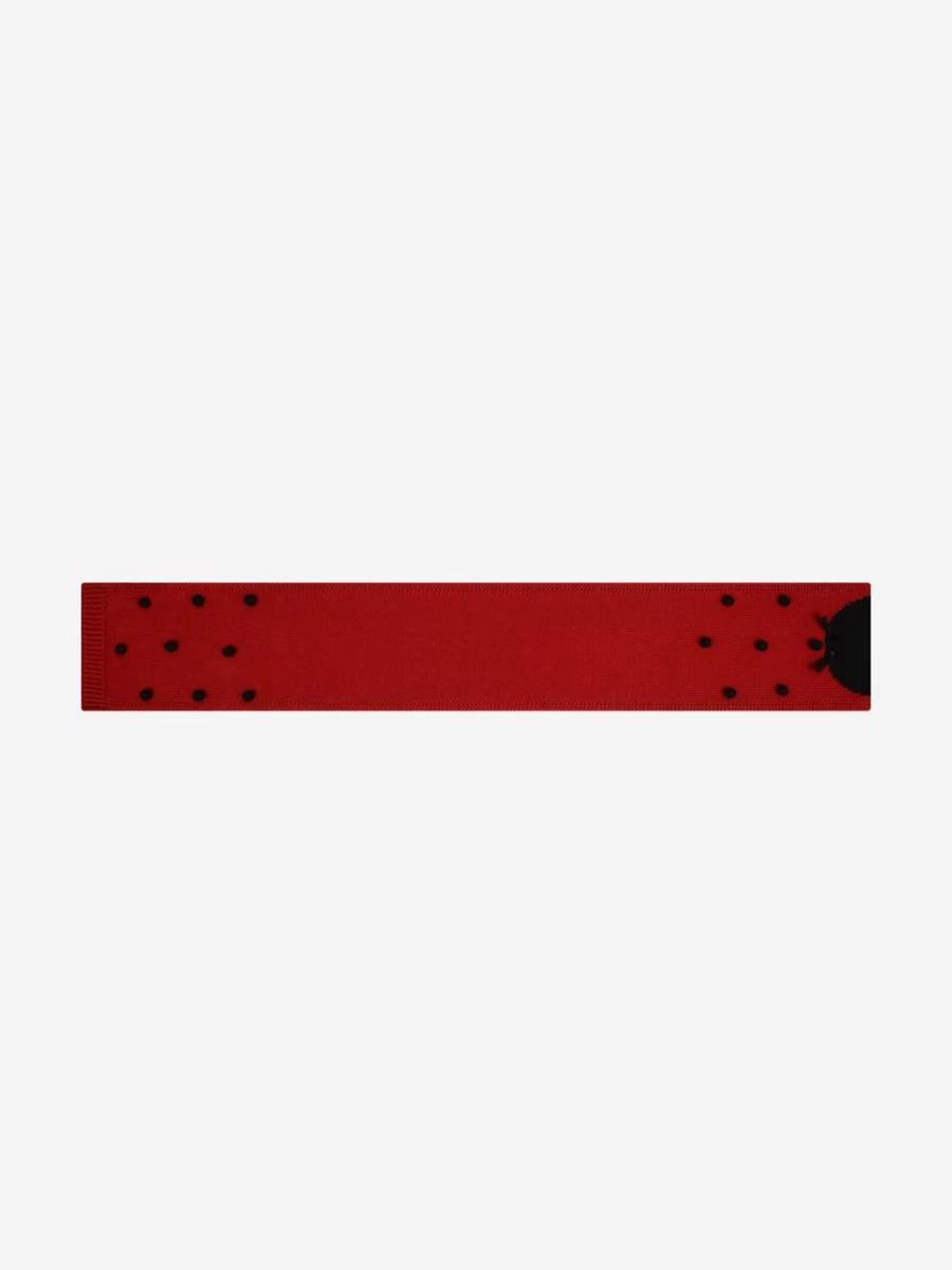 Dolce & Gabbana Kids Girls Ladybug Wool Scarf for Winter