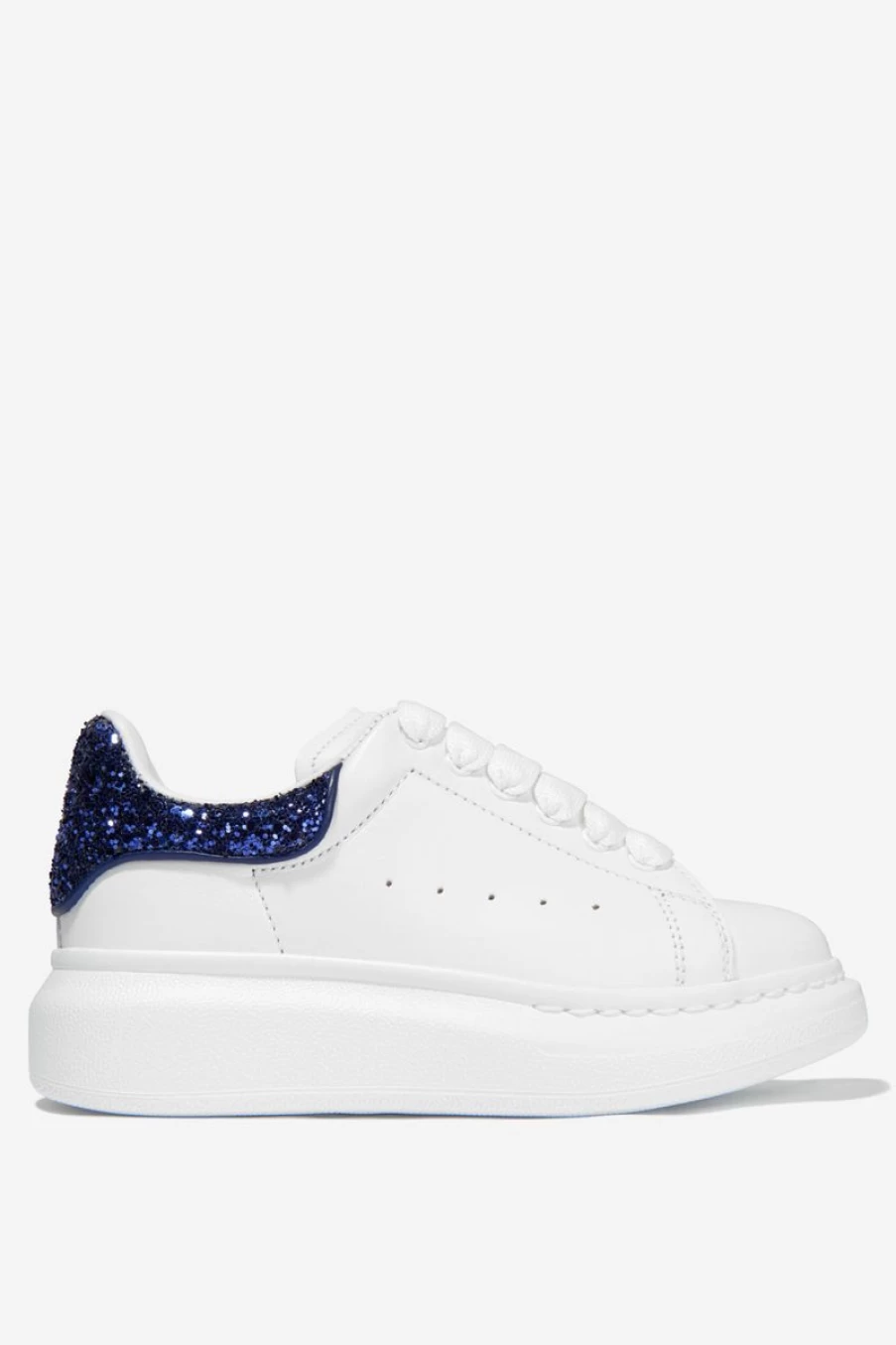 Alexander McQueen Teen Leather Lace-Up Sneakers | Childsplay Clothing