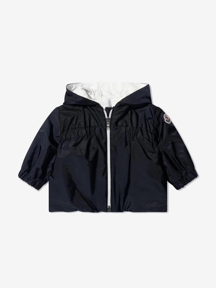 Moncler Enfant Baby Girls Navy Raka Jacket | Premium Winter Coat for Infants