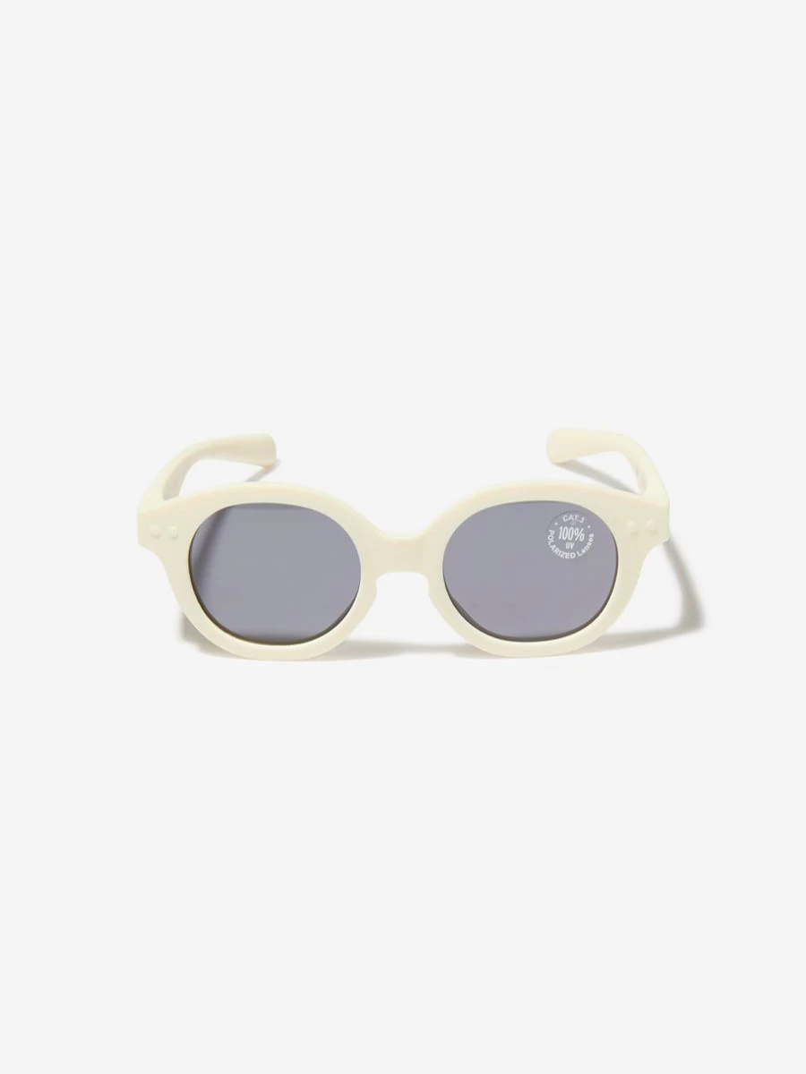 Izipizi Boys Retro Mini Sunglasses for Kids - Classic White Style