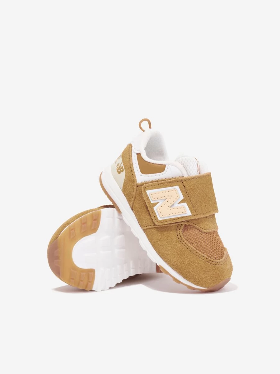 New Balance 574 Classic Sneakers for Girls in Beige - Kids' Lightweight Comfort Trainers