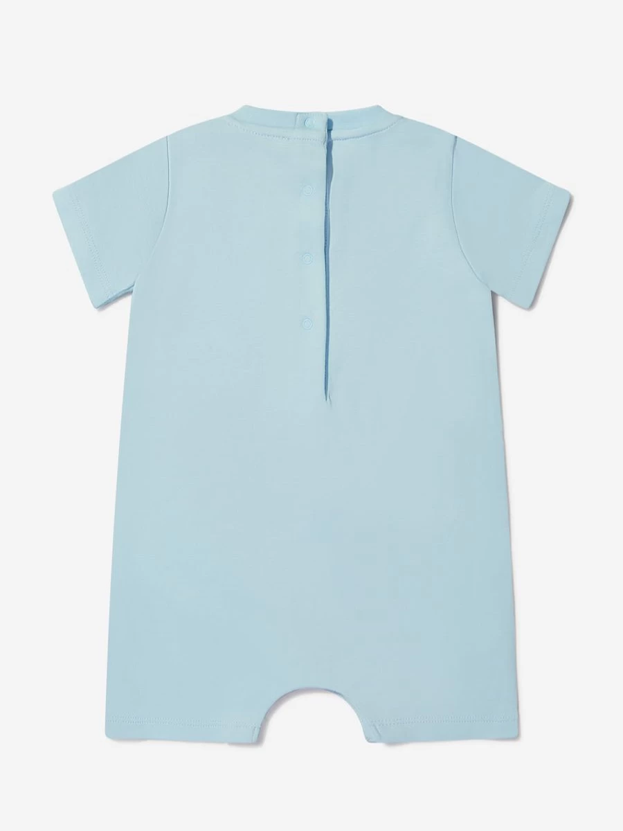 Moncler Enfant Baby Unisex Logo Romper - Premium Cotton Bodysuit for Infants