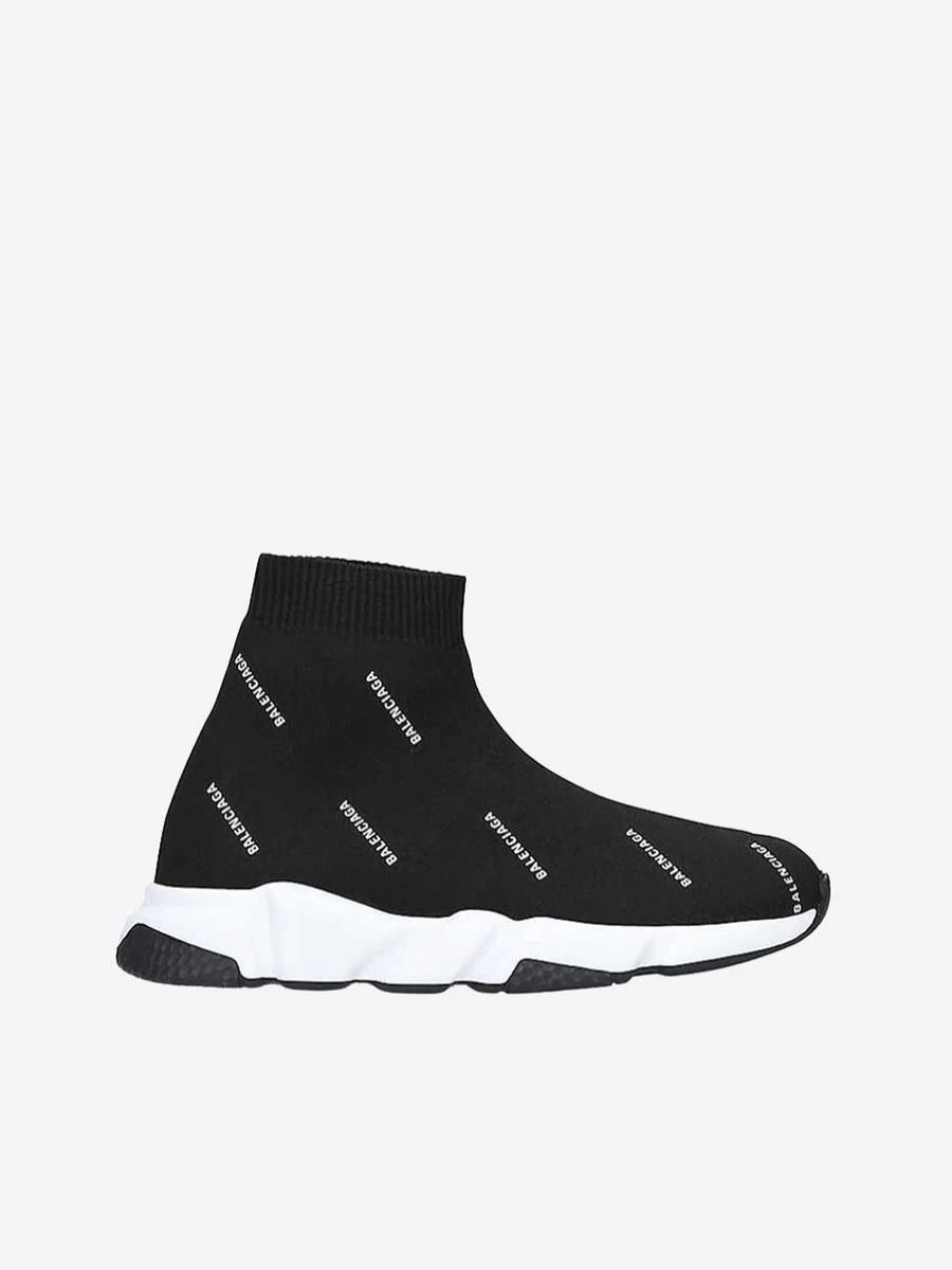 Balenciaga Kids Girls Logo Print Speed Trainers | Stylish Children's Sneakers