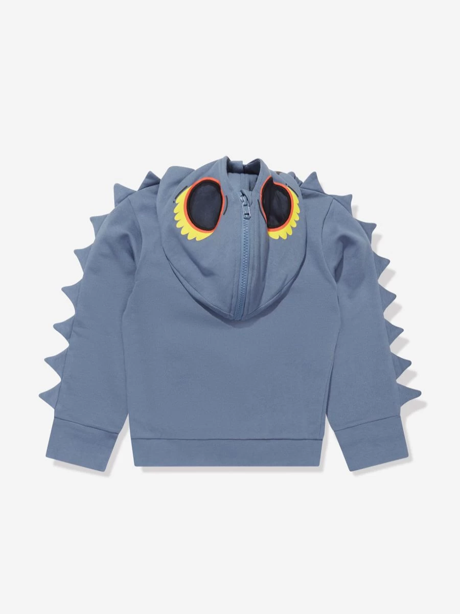 Stella McCartney Kids Teen Blue Monster Zip Up Hoodie