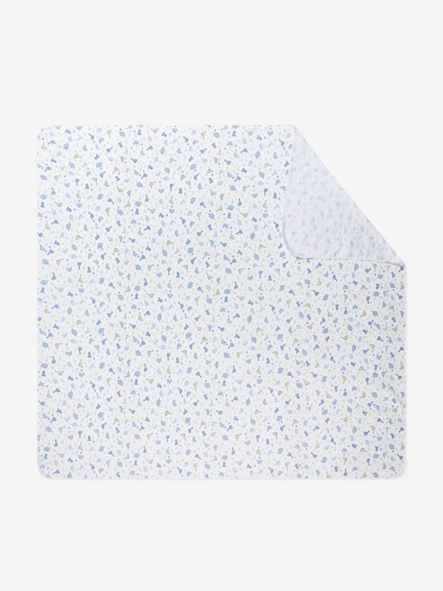 Magnolia Baby Dinoland Swaddle Blanket for Boys - Soft White Dinosaur Nursery Blanket