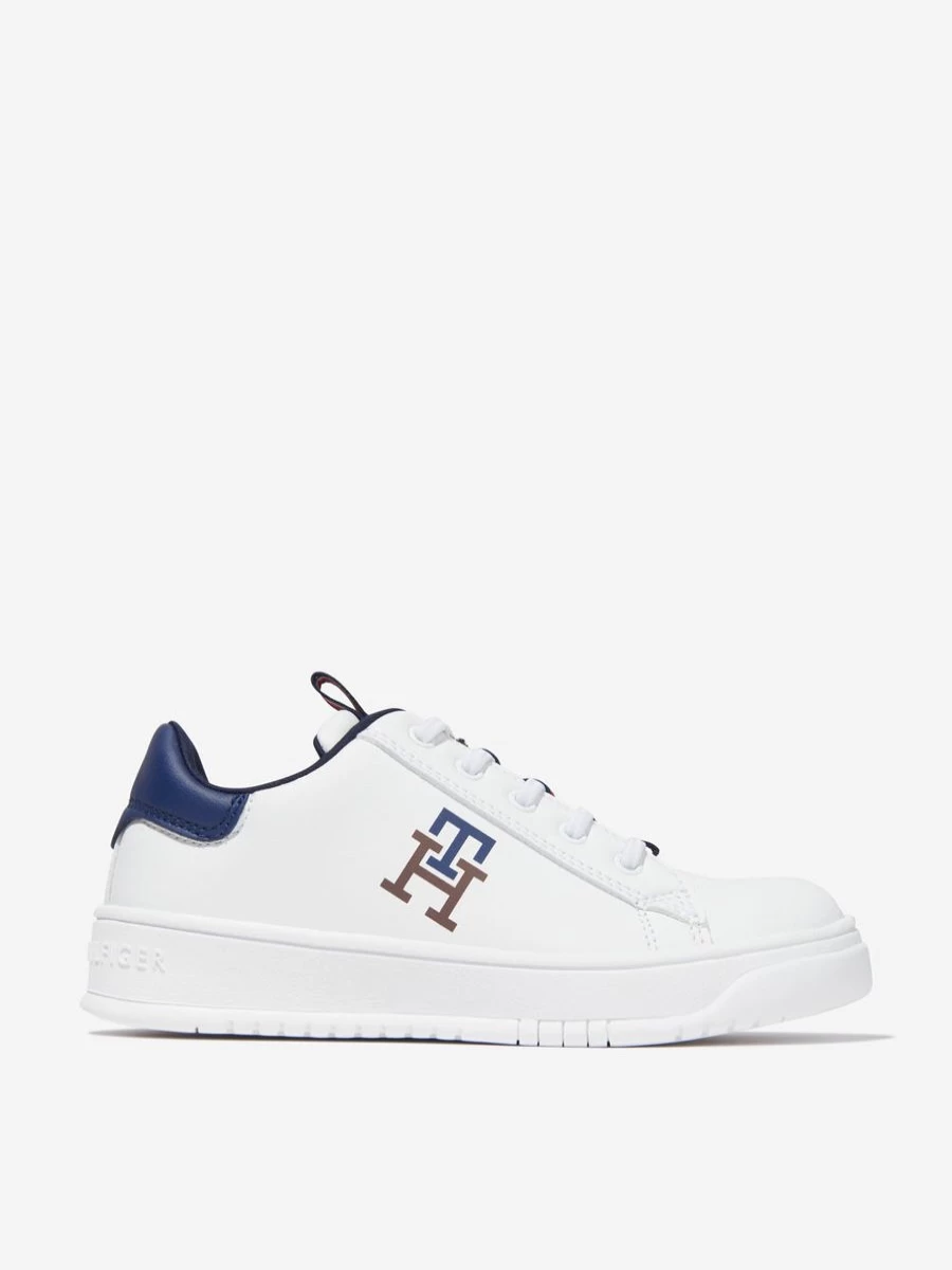 Tommy Hilfiger Boys Teen Low Top Lace Up Sneakers | Casual Athletic Shoes