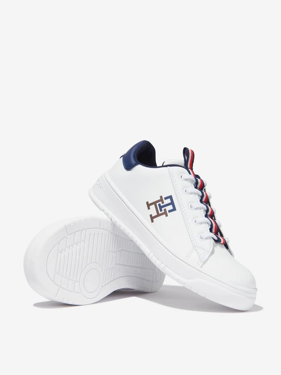 Tommy Hilfiger Boys Teen Low Top Lace Up Sneakers | Casual Athletic Shoes