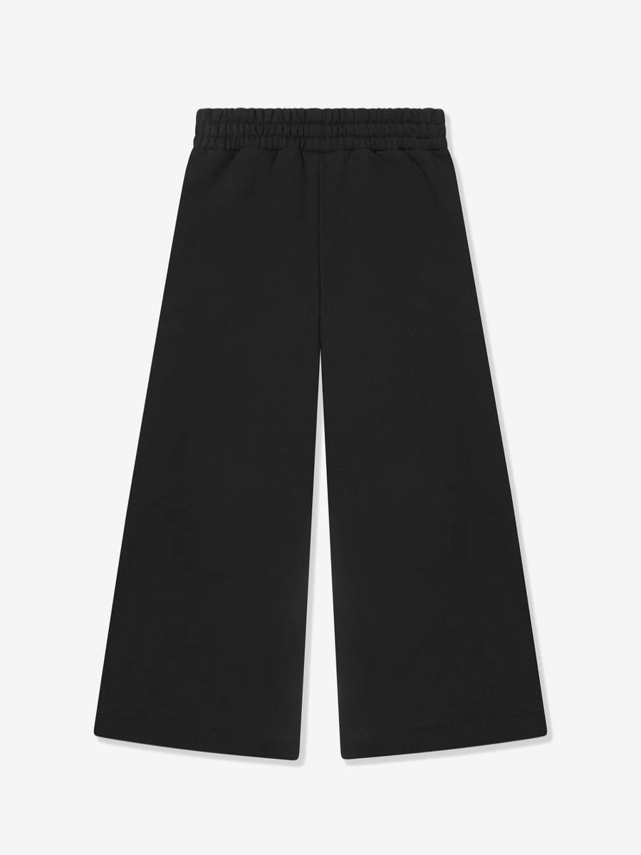 Fendi Kids Girls Black Baguette Pocket Trousers for Girls Fashion