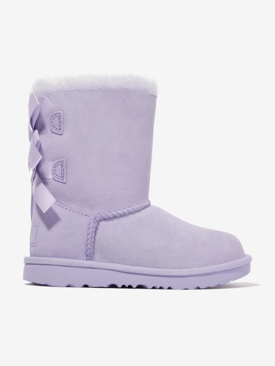 UGG Girls' Bailey Bow II Boots in Purple | Warm Winter Boots for Kids