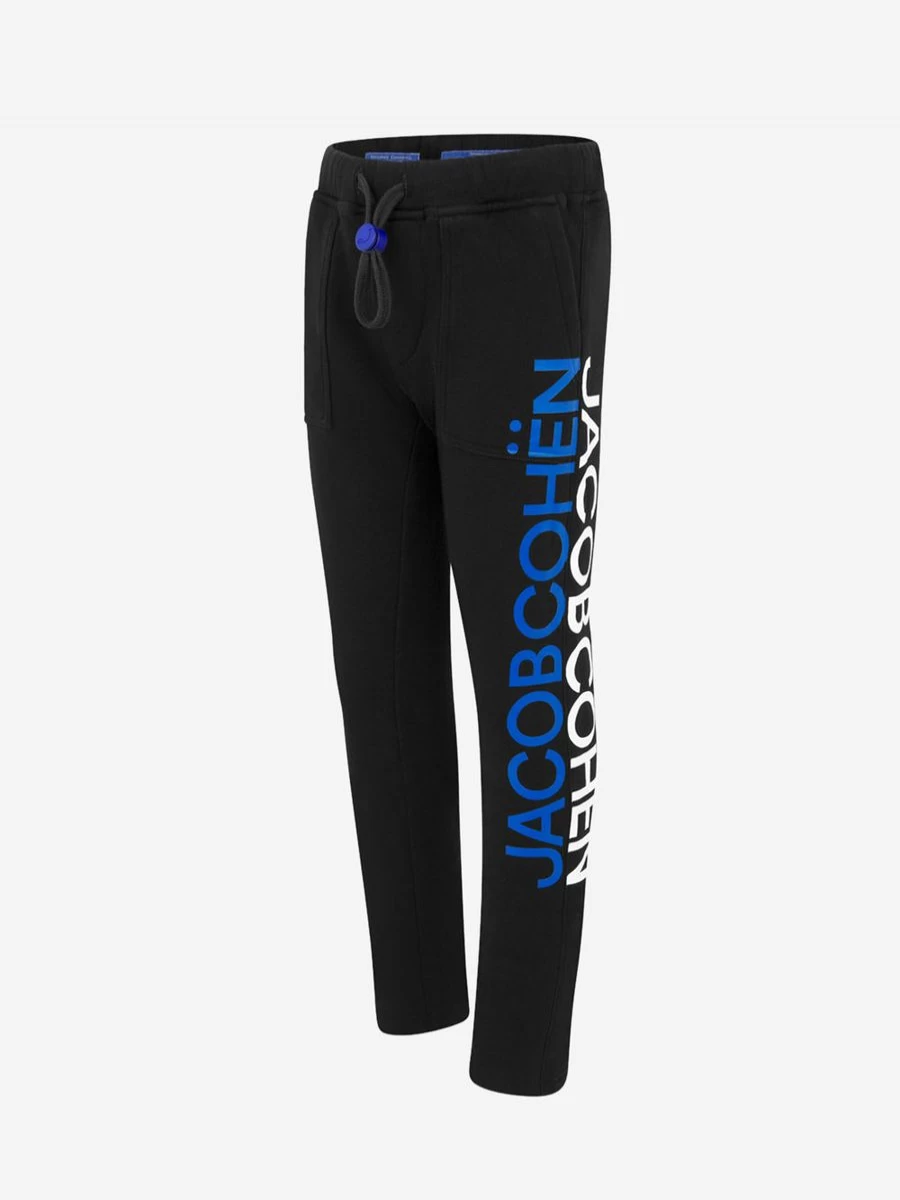 Jacob Cohen Boys' Logo Embroidered Joggers - Comfortable Cotton Athletic Pants for Kids