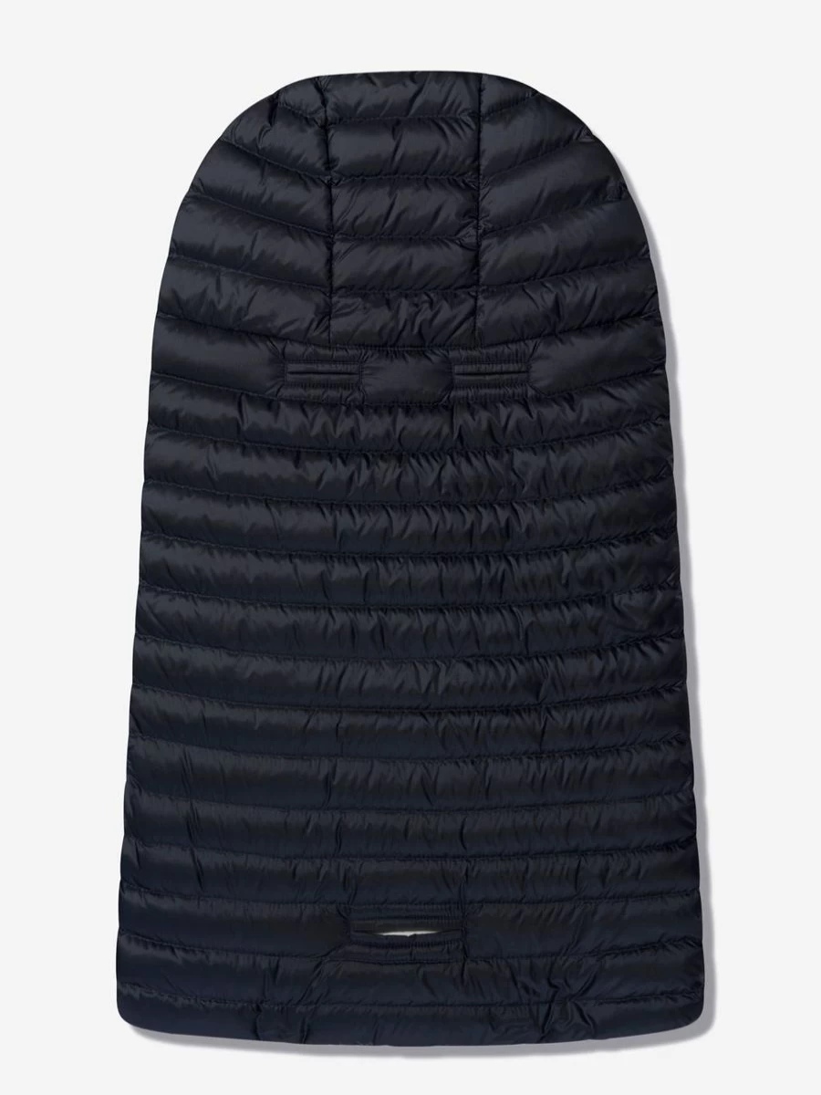 Moncler Enfant Baby Navy Down Padded Nest - Warm & Cozy Winter Sleep Sack