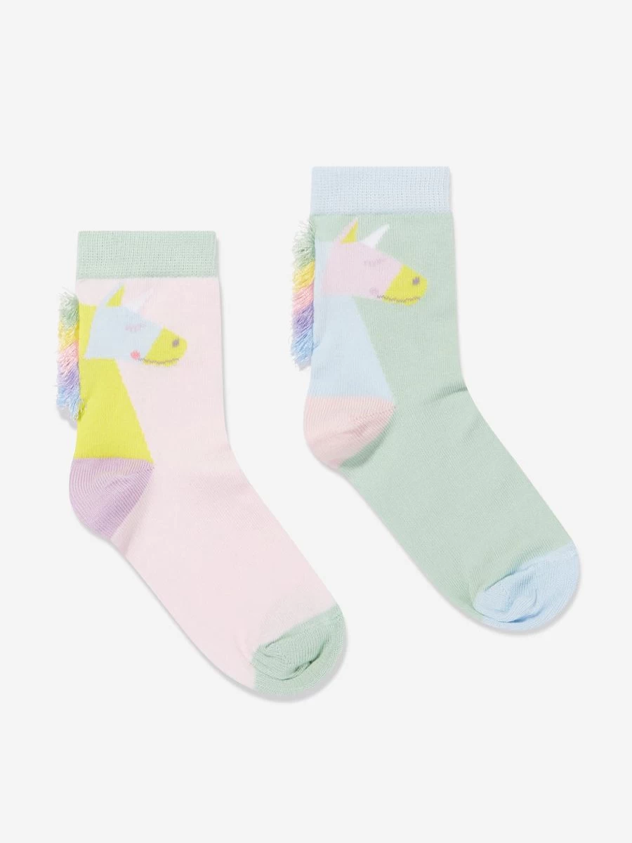 Stella McCartney Kids Girls' Colorful Socks Set - Multicolored Pack for Girls