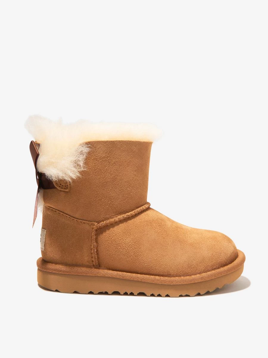 UGG Girls' Suede Mini Bailey Bow Boots | Kids' Winter Snow Boots | Childsplay Clothing