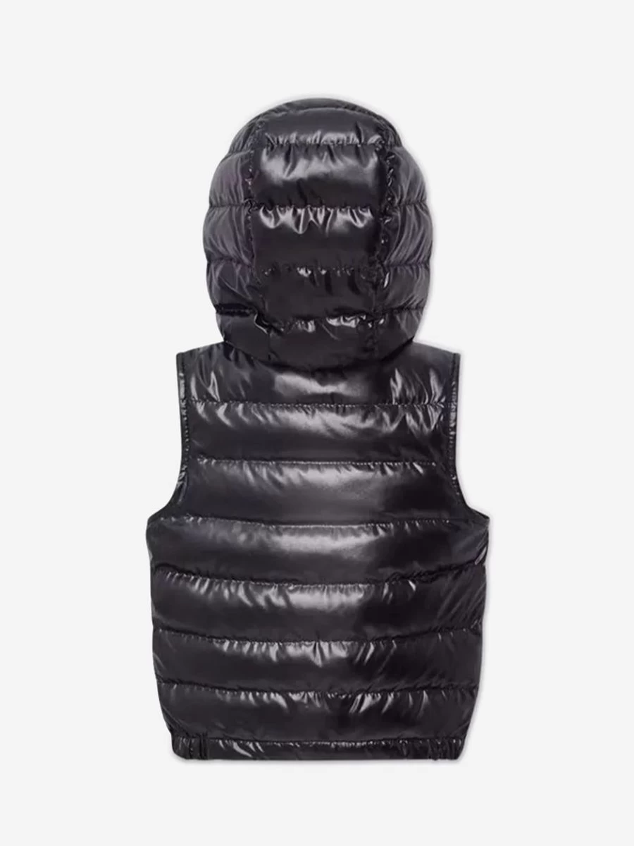 Moncler Enfant Boys Navy Down Padded Gilet - Warm Winter Vest for Kids